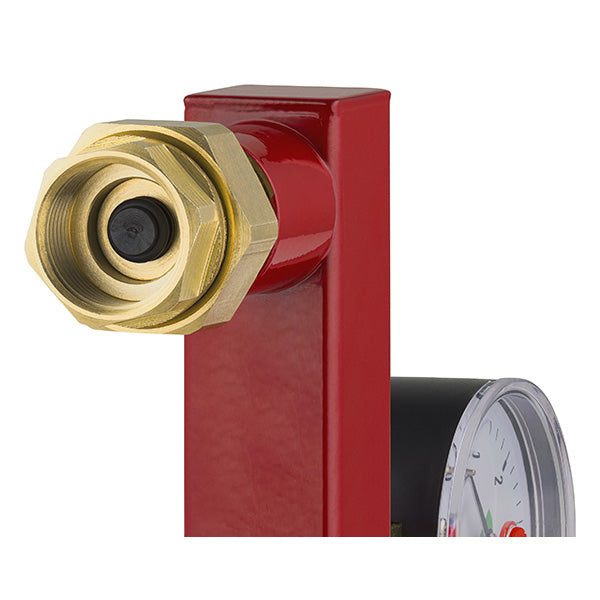 Console équipée avec valve d'isolement pour vase d'expansion chaudière