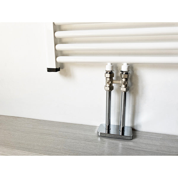 Installation Cache Tube Carré + Plaque de Finition