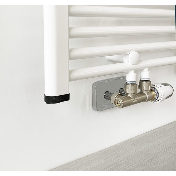 Installation Cache Tube Carré + Plaque de Finition