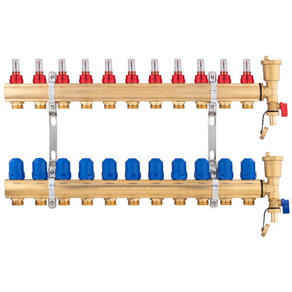 Collecteur plancher chauffant 11 départs