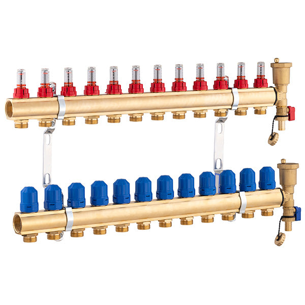 Collecteur plancher chauffant 12 départs