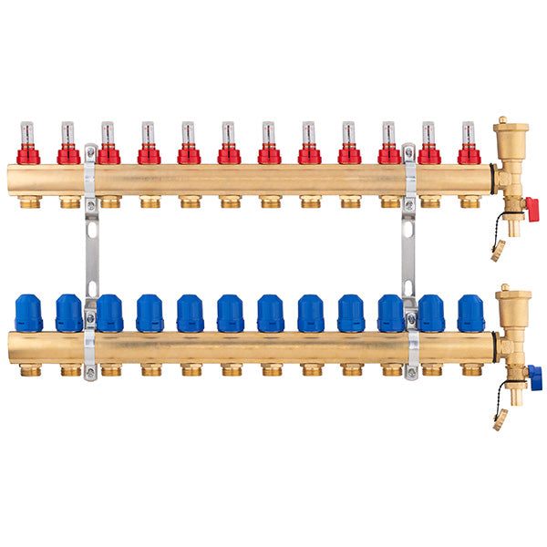 Collecteur plancher chauffant 12 départs