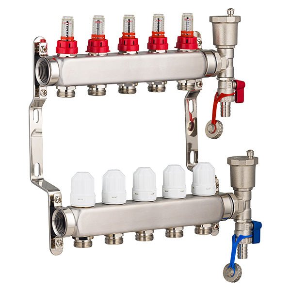 Collecteur inox plancher chauffant