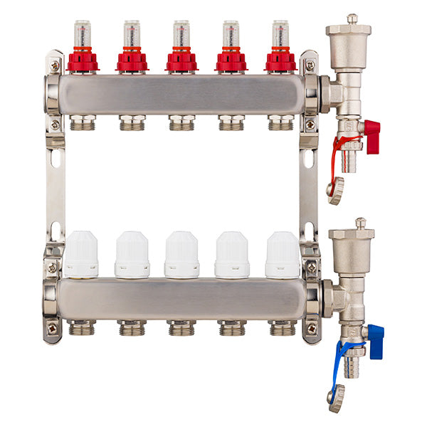 Collecteur inox plancher chauffant