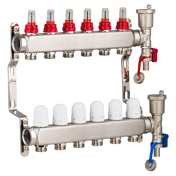 Collecteur inox plancher chauffant