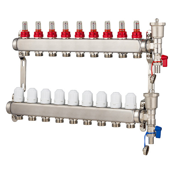 Collecteur inox plancher chauffant