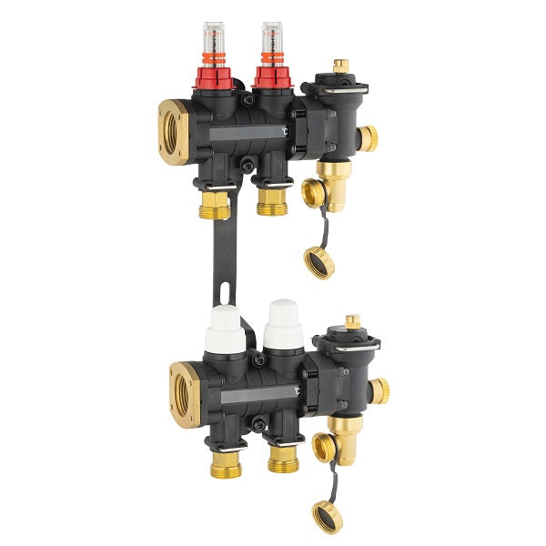 Collecteur plancher chauffant / rafraichissant 2 départs