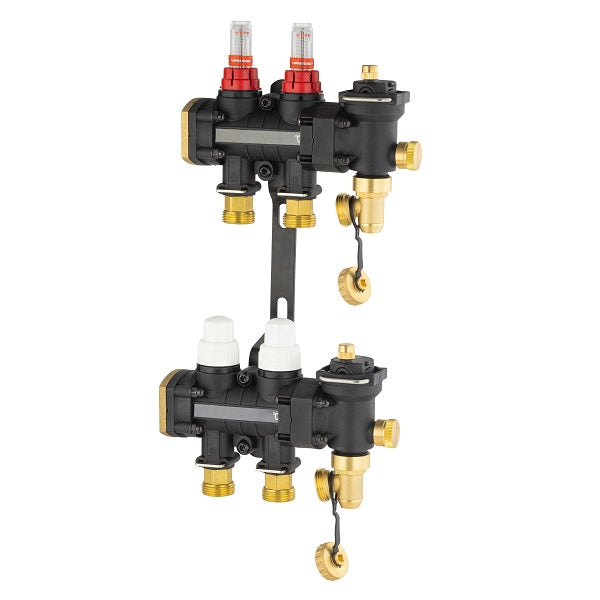 Collecteur plancher chauffant / rafraichissant 2 départs