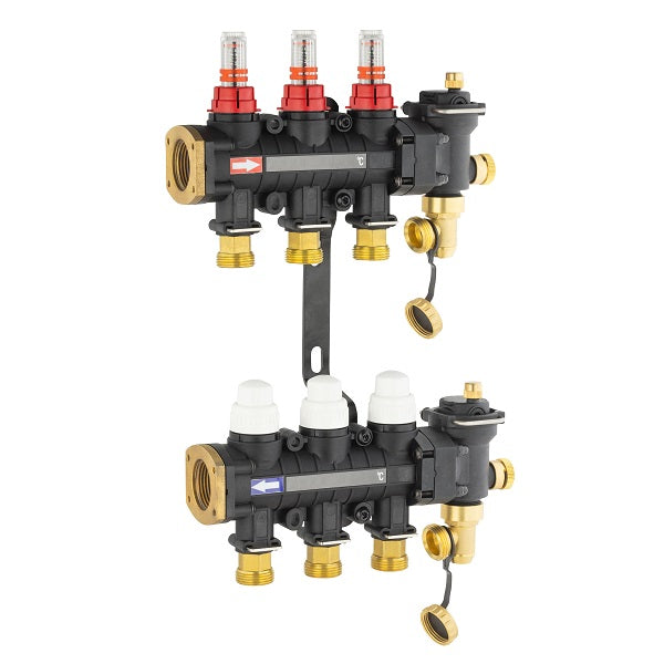 Collecteur plancher chauffant / rafraichissant 3 départs