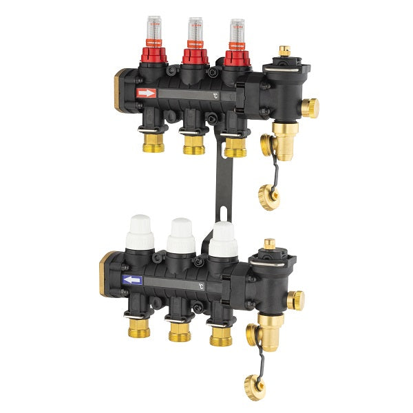 Collecteur plancher chauffant / rafraichissant 3 départs