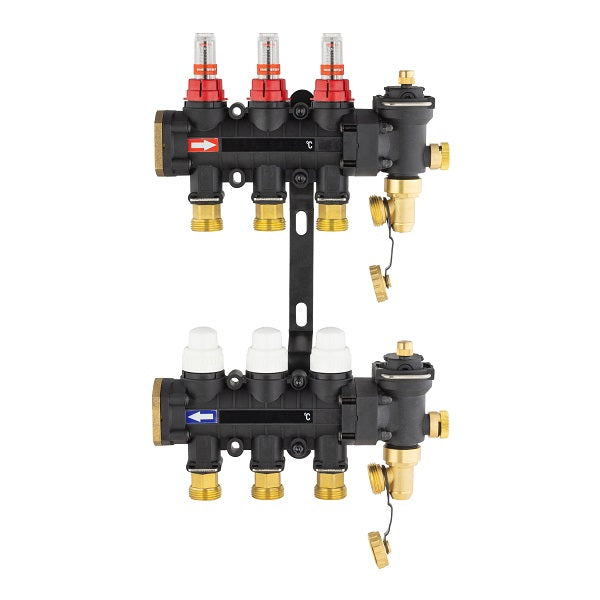 Collecteur plancher chauffant / rafraichissant 3 départs