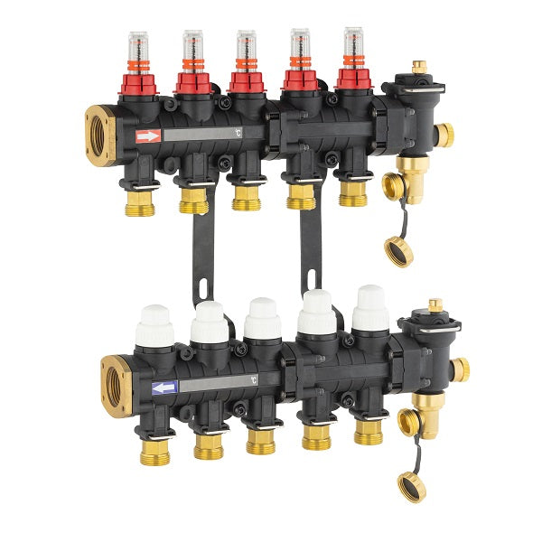 Collecteur plancher chauffant / rafraichissant 5 départs