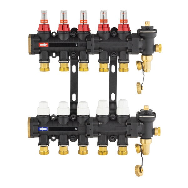 Collecteur plancher chauffant / rafraichissant 5 départs