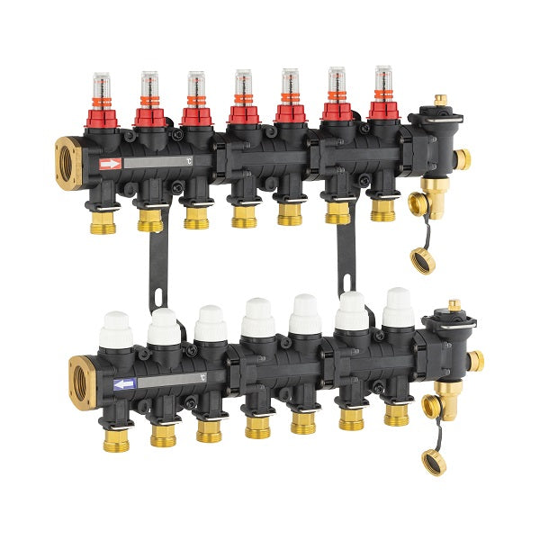 Collecteur plancher chauffant / rafraichissant 7 départs