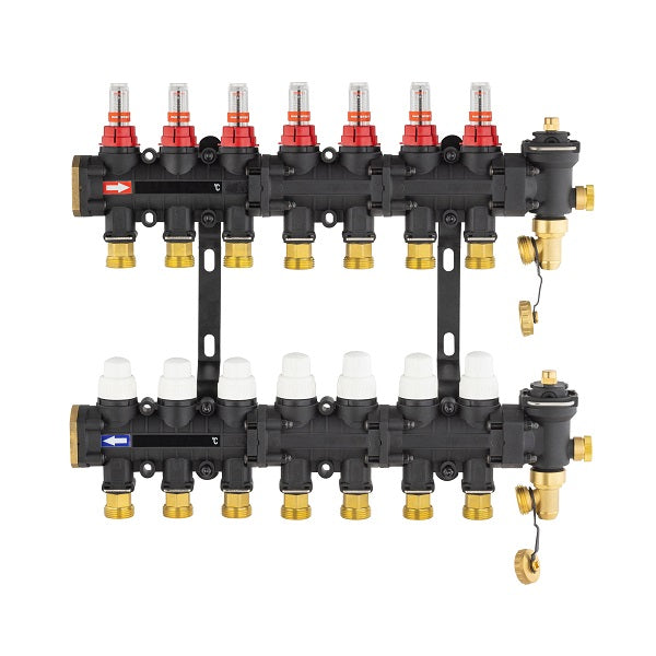 Collecteur plancher chauffant / rafraichissant 7 départs