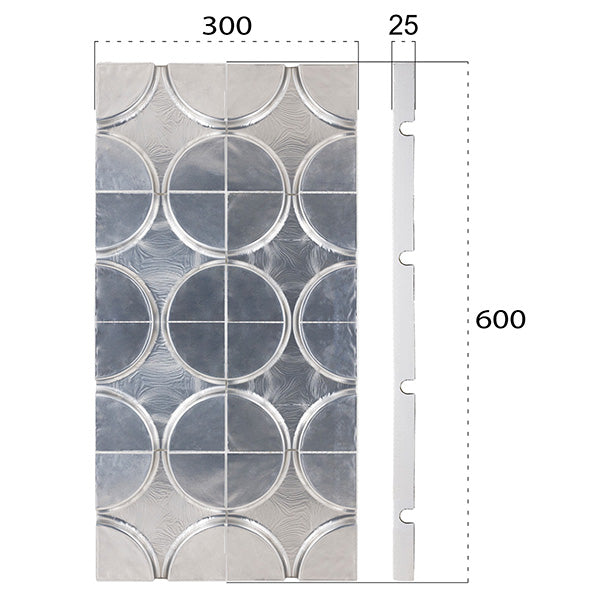 Dalles de raccordement plancher chauffant sec (x5)