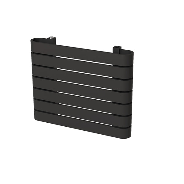 Radiateur horizontal noir LEMINA