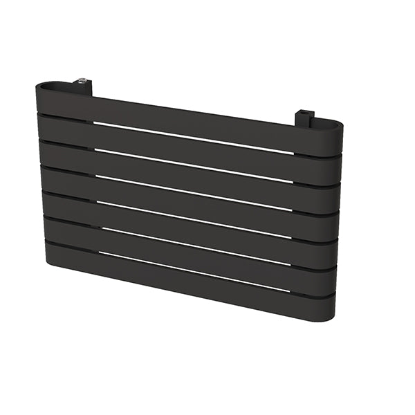 Radiateur horizontal noir LEMINA