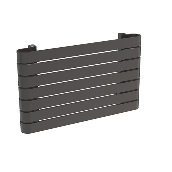 Radiateur horizontal anthracite LEMINA