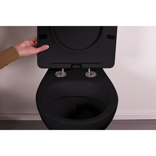 Abattant WC thermodur ultra fin noir