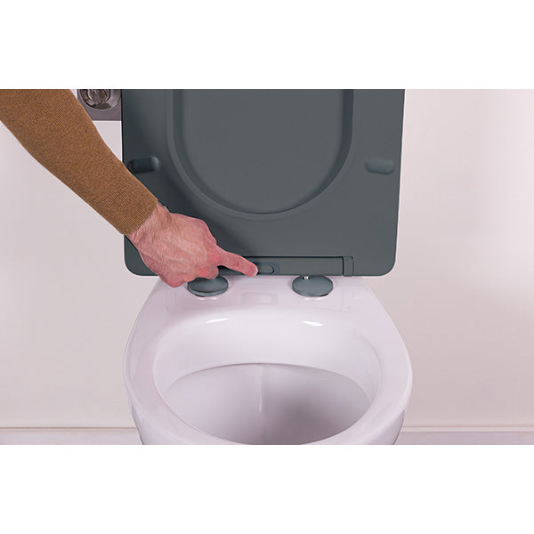 Abattant WC thermodur ultra fin anthracite