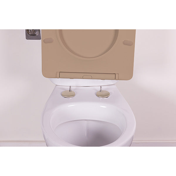 Abattant WC thermodur ultra fin taupe