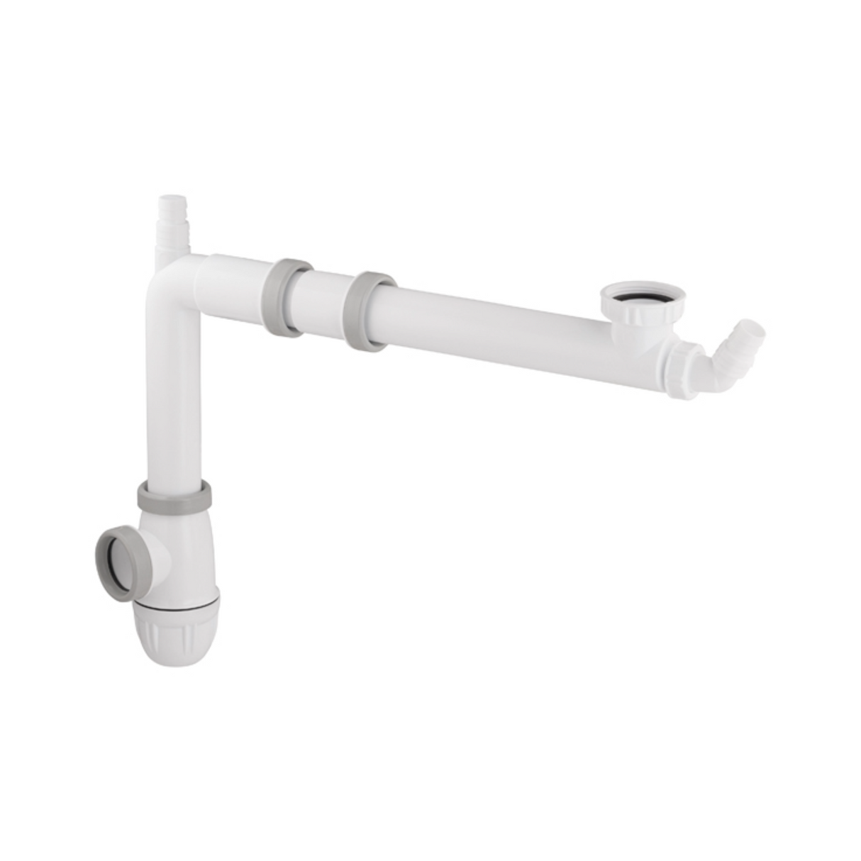 Tubulure gain de place sous évier connexion rapide