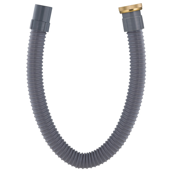 Flexible évacuation évier avec embout métal