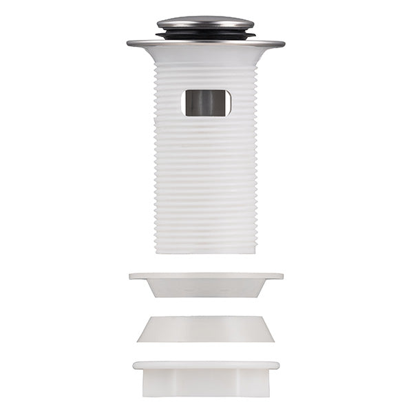 Bonde de lavabo clic clac avec trop plein