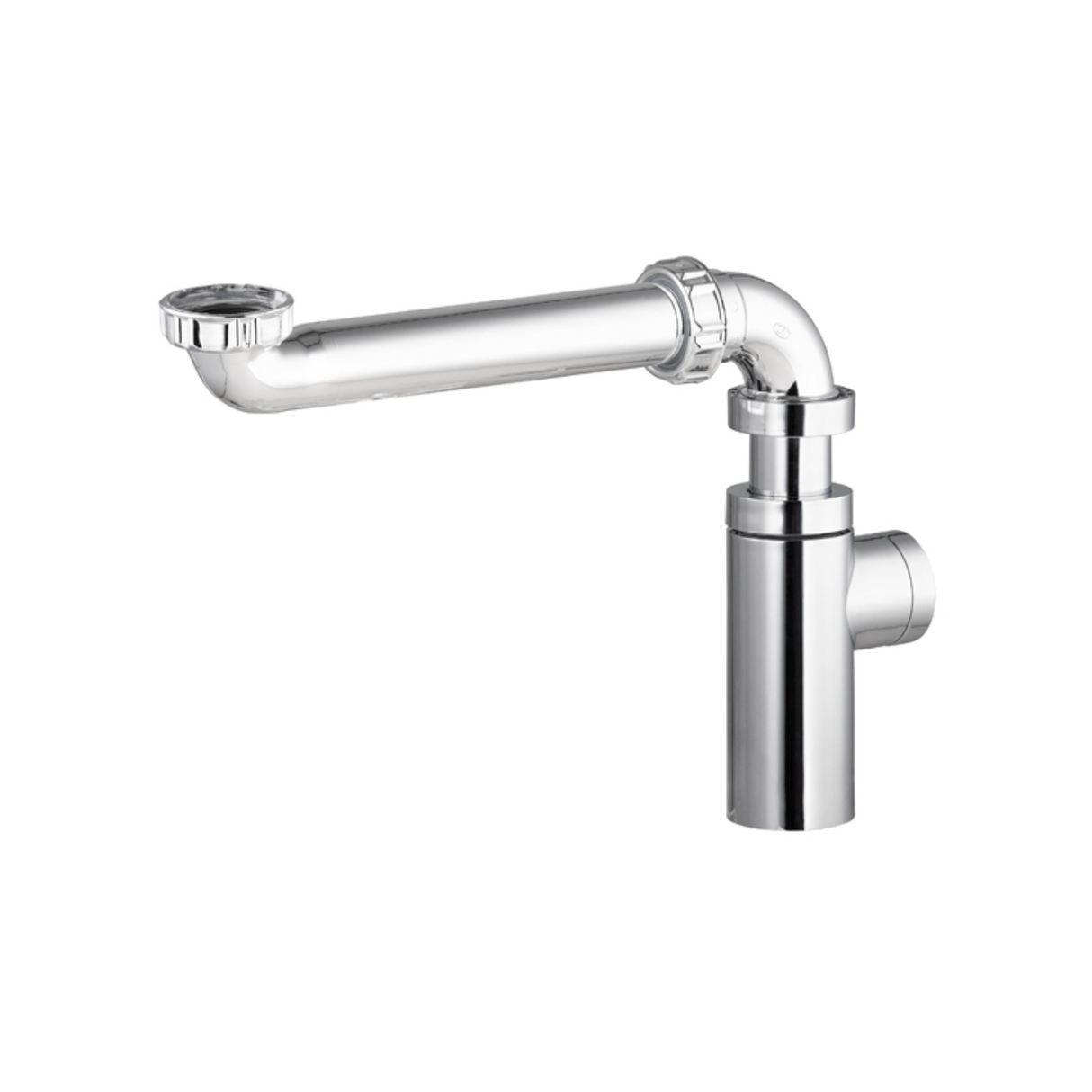 Tubulure gain de place sous lavabo + siphon design