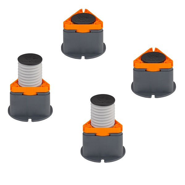 4 pieds pour bac à douche