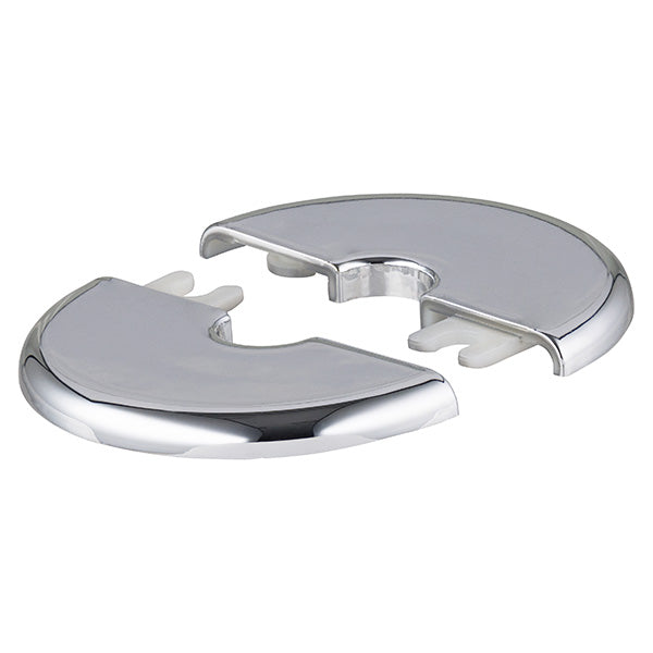 Rosace ronde a agrafes chromé