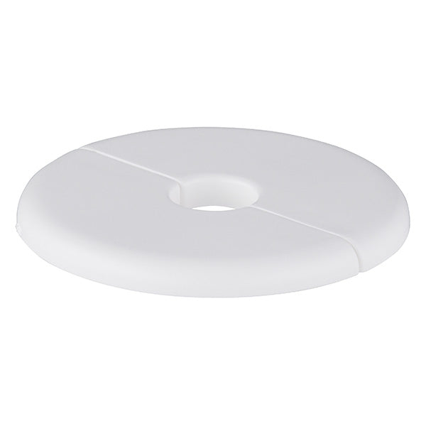 Rosace ronde a agrafes blanc