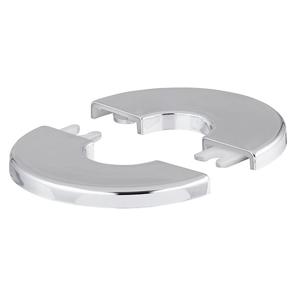 Rosace ronde a agrafes chromé