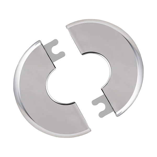 Rosace ronde a agrafes chromé