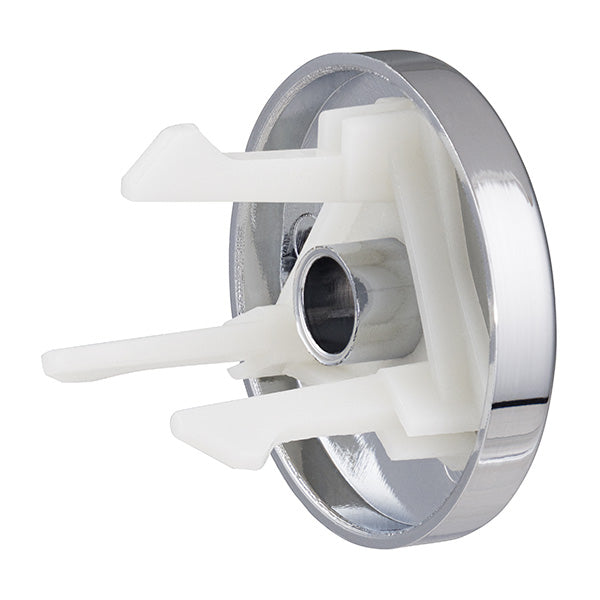 Enjoliveur de trop-plein de lavabo D23 à 30 mm chromé