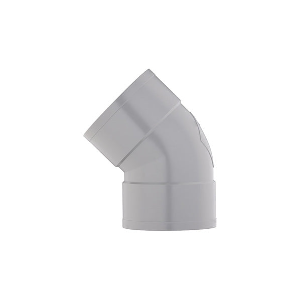 Coude PVC 45° femelle femelle Ø50