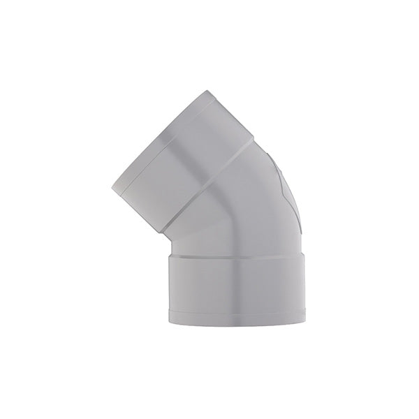 Coude PVC 45° femelle femelle Ø80