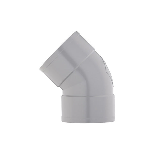 Coude PVC 45° femelle femelle Ø100