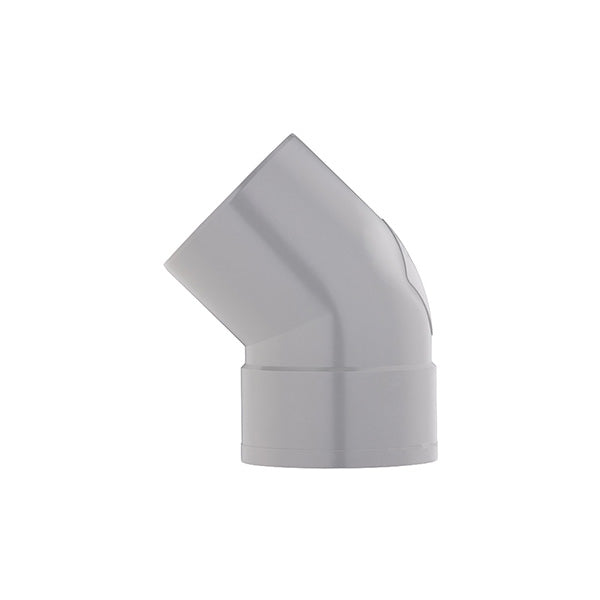 Coude PVC 45° mâle femelle Ø80