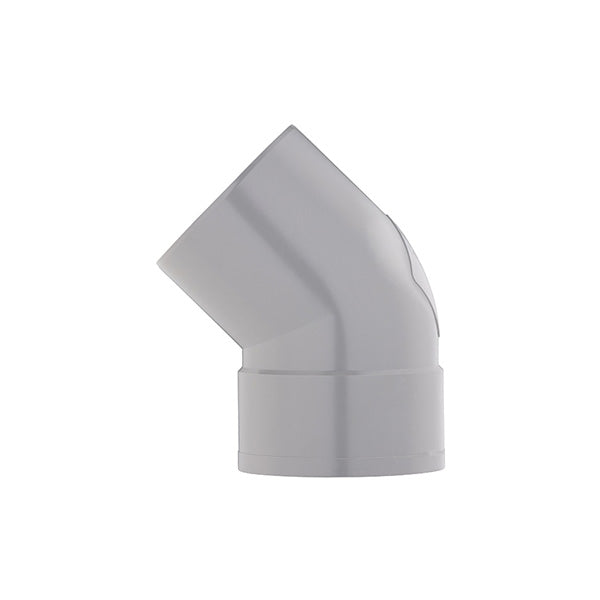 Coude PVC 45° mâle femelle Ø100