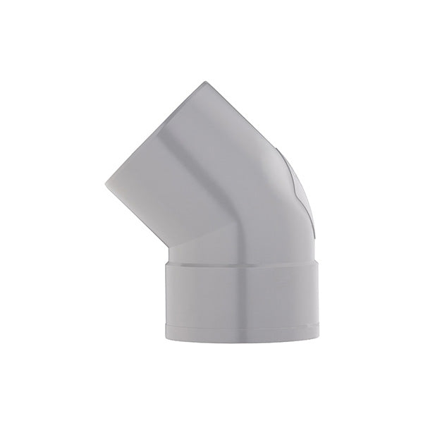 Coude PVC 45° mâle femelle Ø125