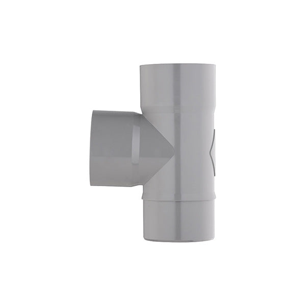 Té droit PVC 87° mâle femelle Ø100