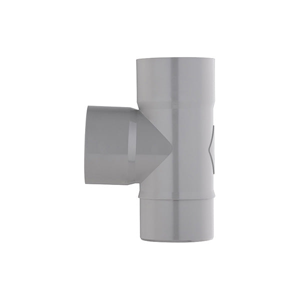 Té droit PVC 87° mâle femelle Ø125