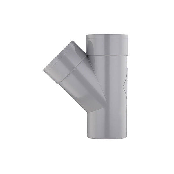 Culotte PVC 45° mâle femelle Ø125