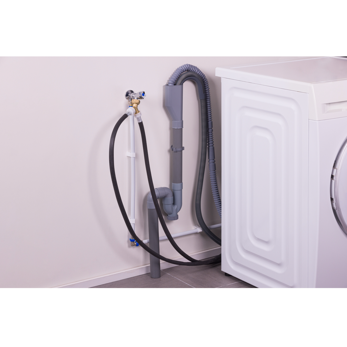 Siphon Machine à Laver installation