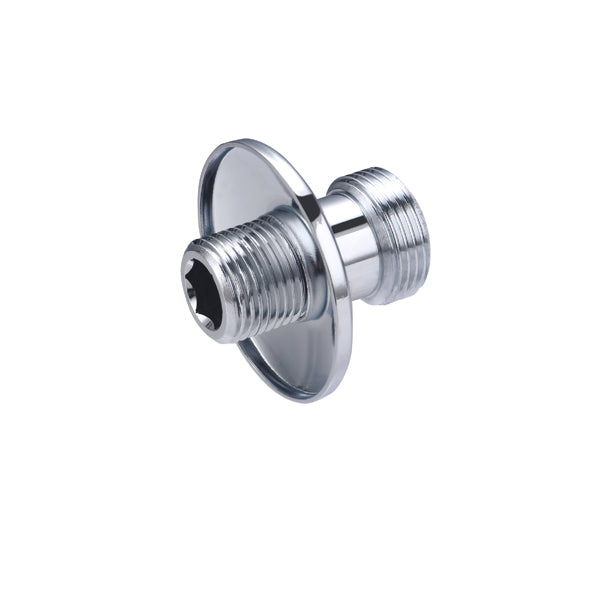 Paire de raccords sanitaires droits mâle 15x21 - mâle 20x27