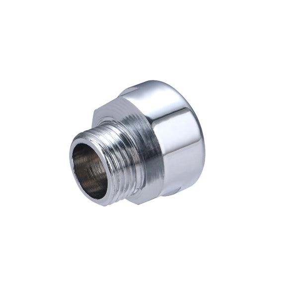 Paire de raccords sanitaires excentrés de 5mm mâle femelle 1/2 (15x21)