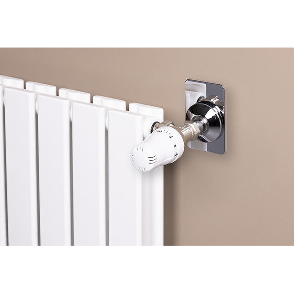 Robinet Radiateur Thermostatique + Coude de Réglage installé