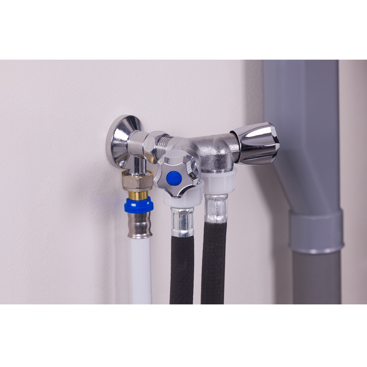 Robinet Double Y Machine à Laver installation